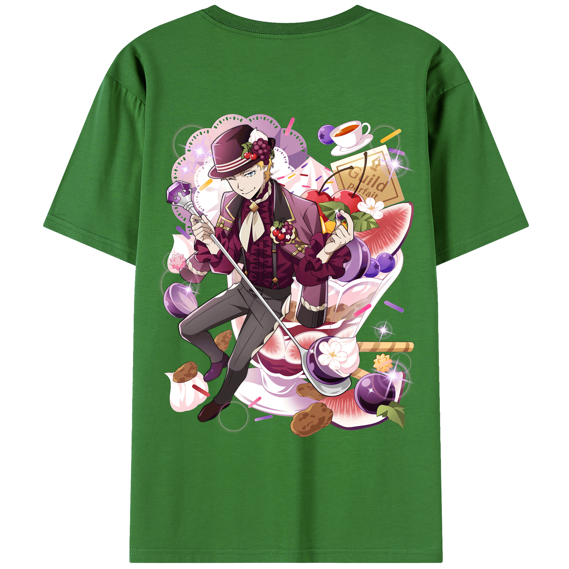 （画像用） 文豪ストレイドッグス Bungo Stray Dogs レディース半袖Tシャツ(バックプリント)